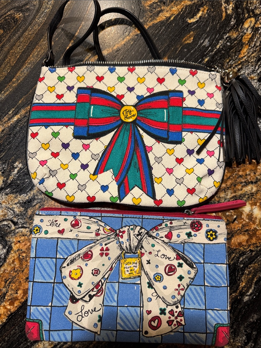 BRIGHTON Joy & Love crossbody & Brighton with love cosmetic bag